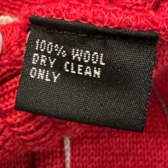 Vibrant Red Women's Turtleneck Sweater - Picture 8 of 8